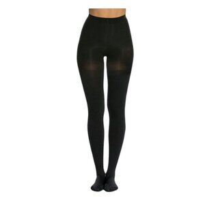 Spanx Womens Shaping Opaque Tights Not High Waist Size F Black